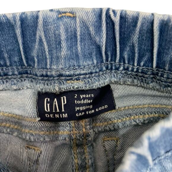 GAP Light Wash Blue Pull On Skinny Jeans - Picture 4 of 6